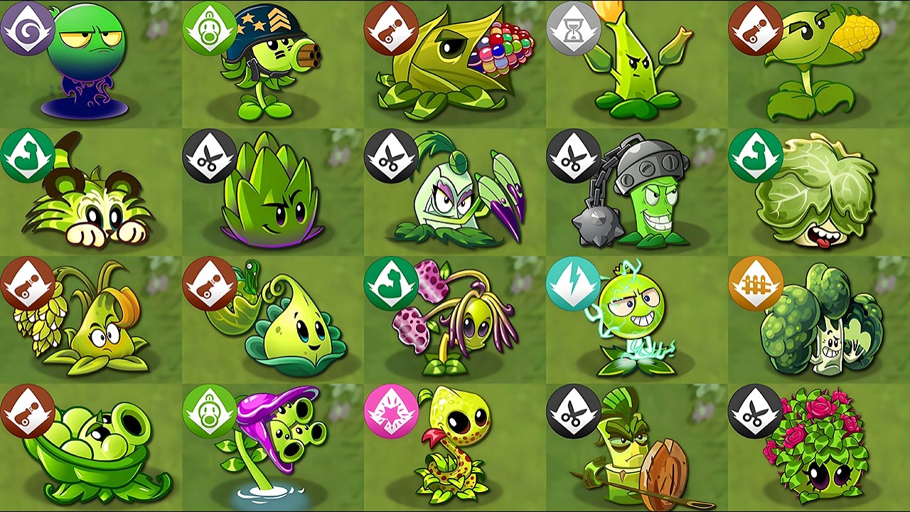 20 Random Green Premium Plants Power-Up! vs PvZ 2 All Final Boss - PvZ 2 Mod Final Boss