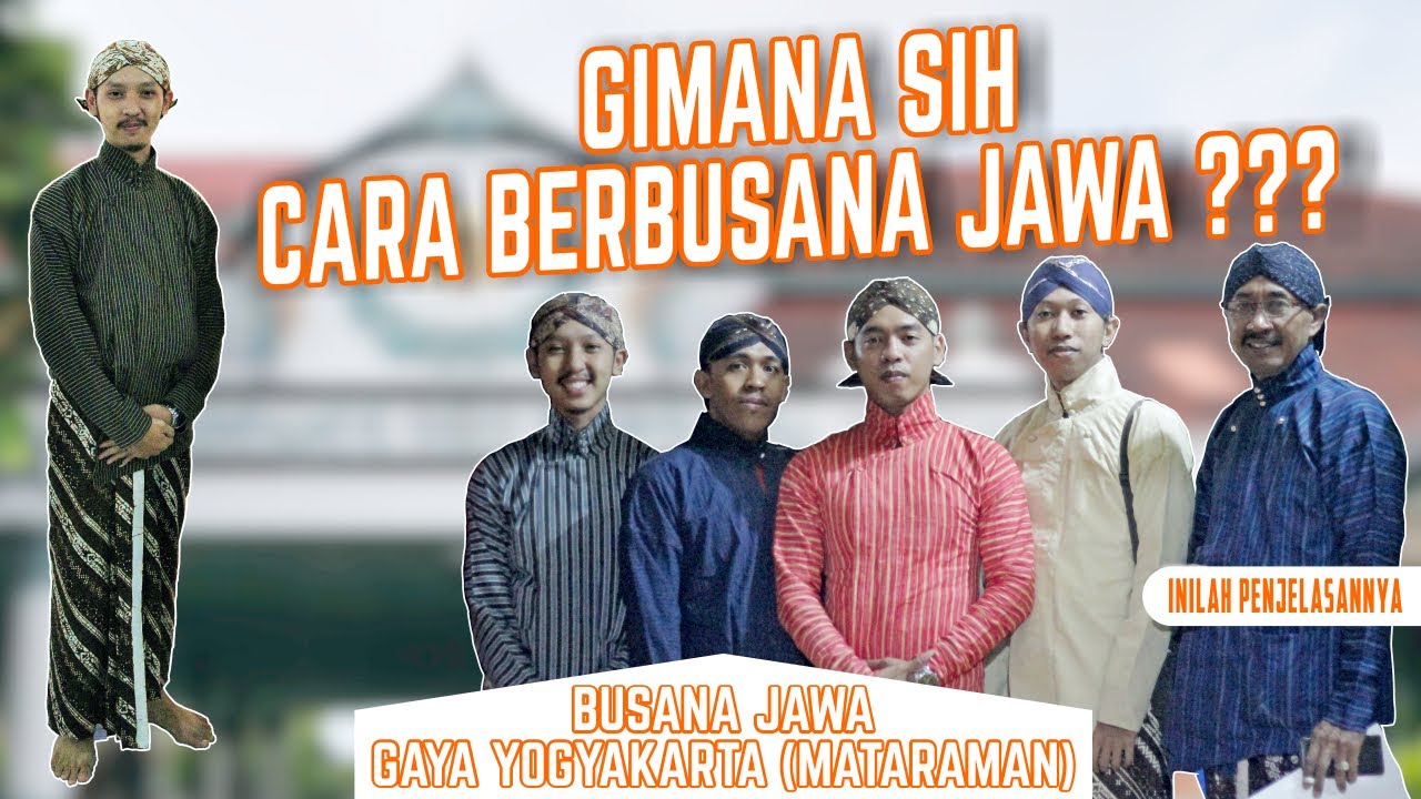 Tutorial Busana Jawa Gaya Yogyakarta (Mataraman) || Yogyakarta Style Javanese Dress Tutorial