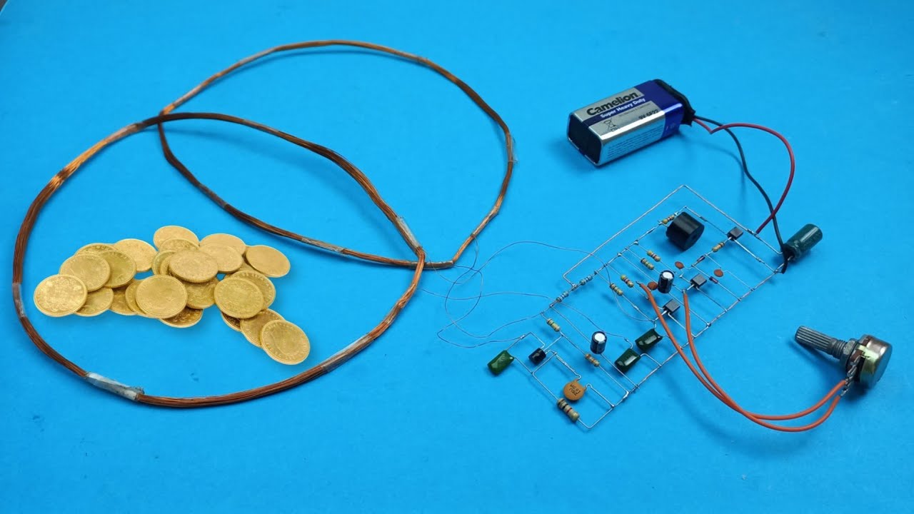 diy powerful metal detector | diy metal detector using bc547