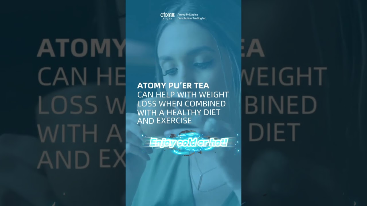 Bye! Belly Bloat! Hi! Slim Waist with Atomy Puer Tea&ndash;Your Natural Fat Burning Bestie! #atomypuertea