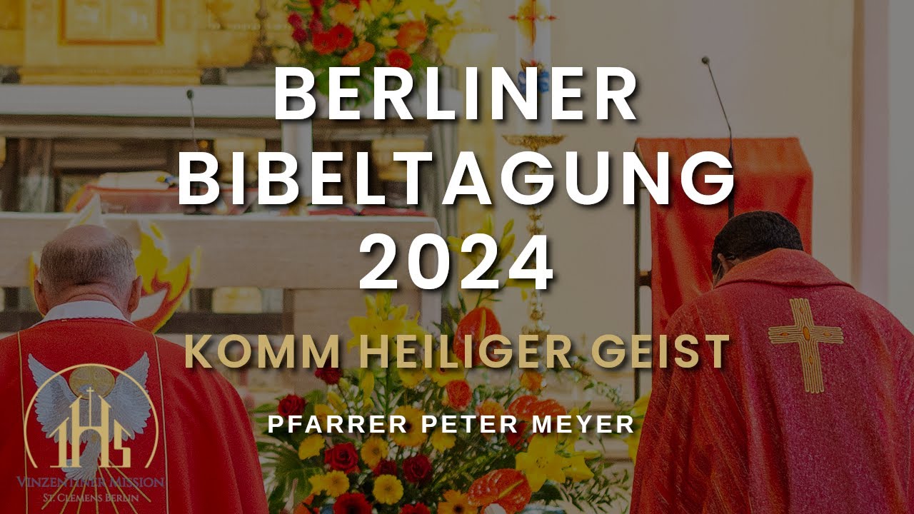 Bibeltagung 2024 - Vortrag von Pfarrer Peter Meyer