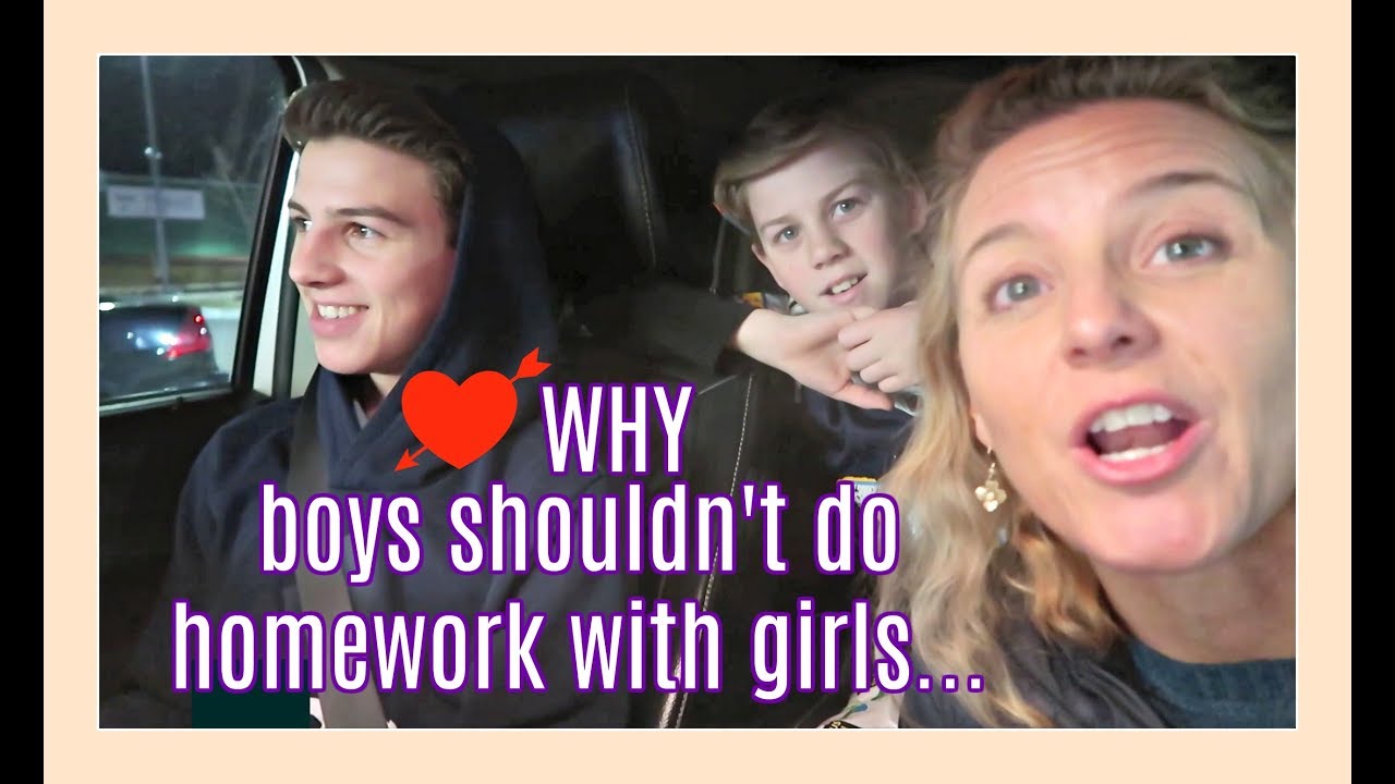 THIS IS WHY BOYS SHOULDN'T DO HOMEWORK WITH GIRLS
