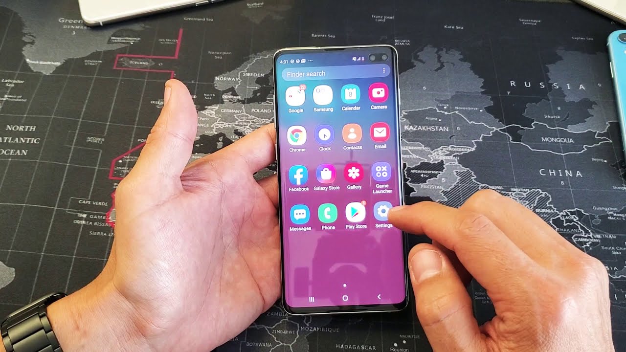 Galaxy S10 / S10+: как переместить/переупорядочить приложения на главном экране