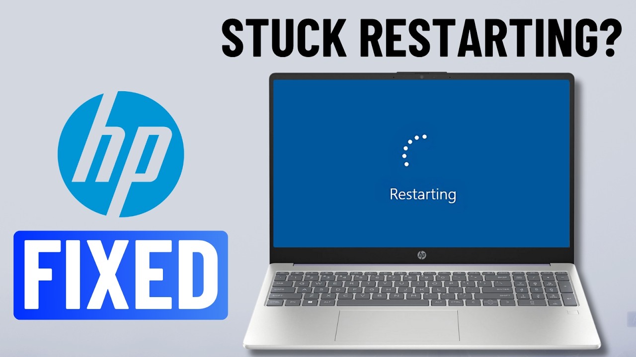 Fix HP Laptop Stuck on Restarting Problem (in 30 Seconds)