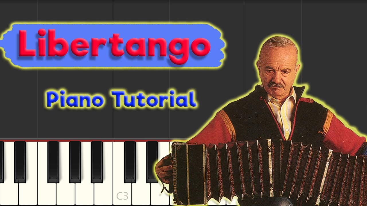 Astor Piazzolla - Libertango - Jazz Piano Tutorial (~MIDI in description~)