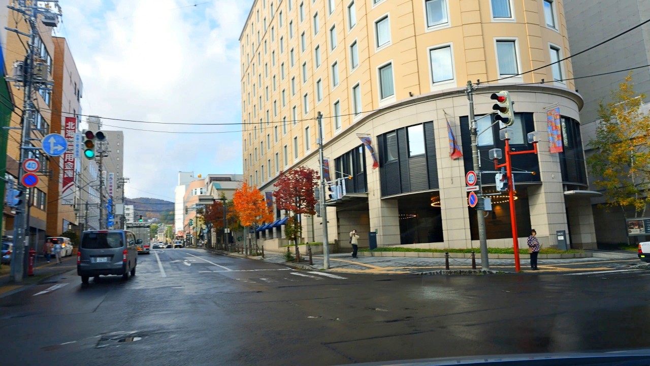 大通北線：日銀通交点～臨港線交点 [ 小樽市 4K/60fps 車載動画 2025ドライブ 外部音声・環境音]
