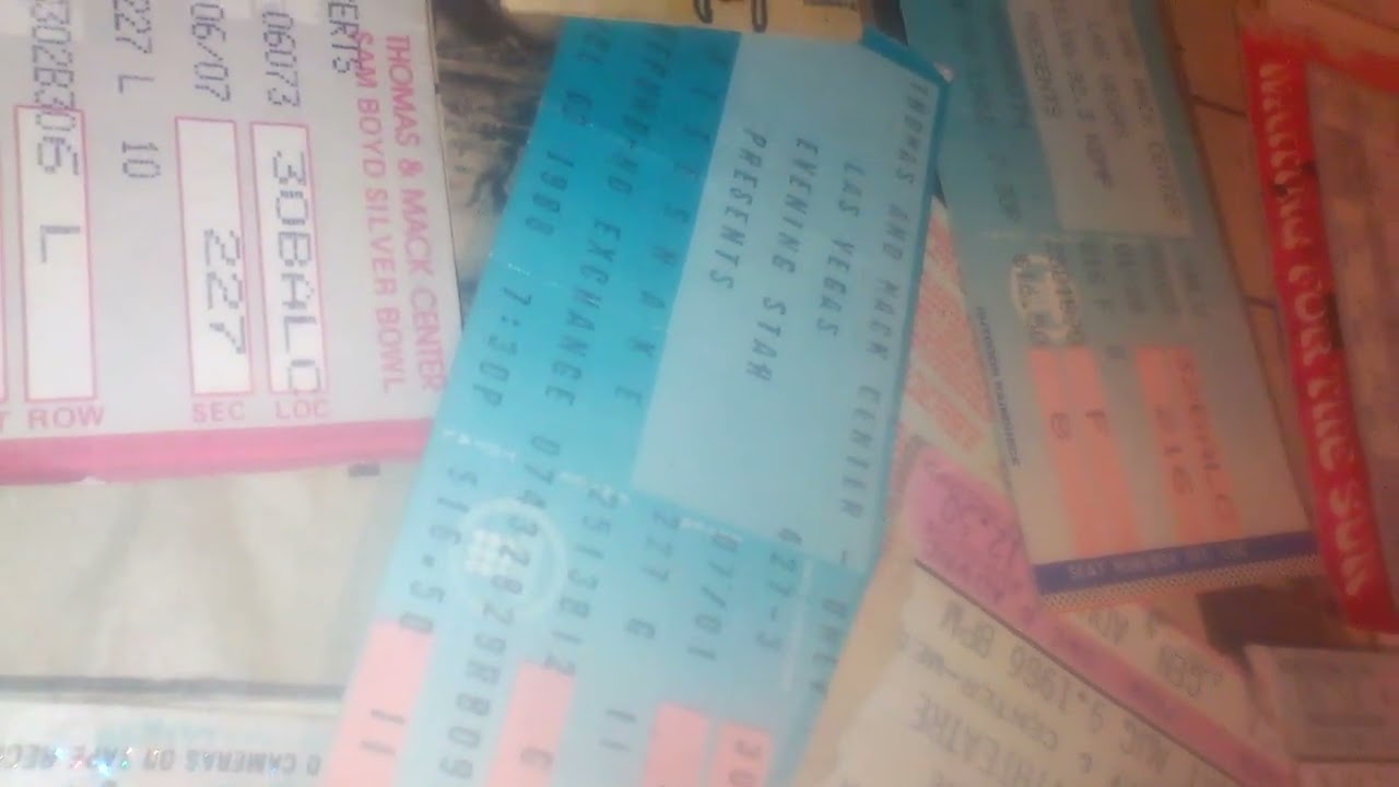 Concert tickets Rock N Roll that I have left 40 years+ ago over 300 acts at 400 shows