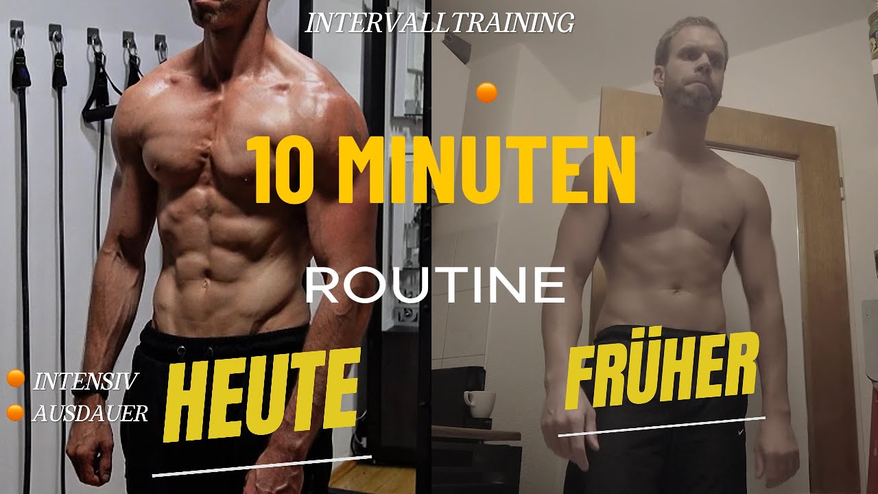 Effektives 10-Minuten-Intervalltraining f&uuml;r Muskelaufbau und Fitness