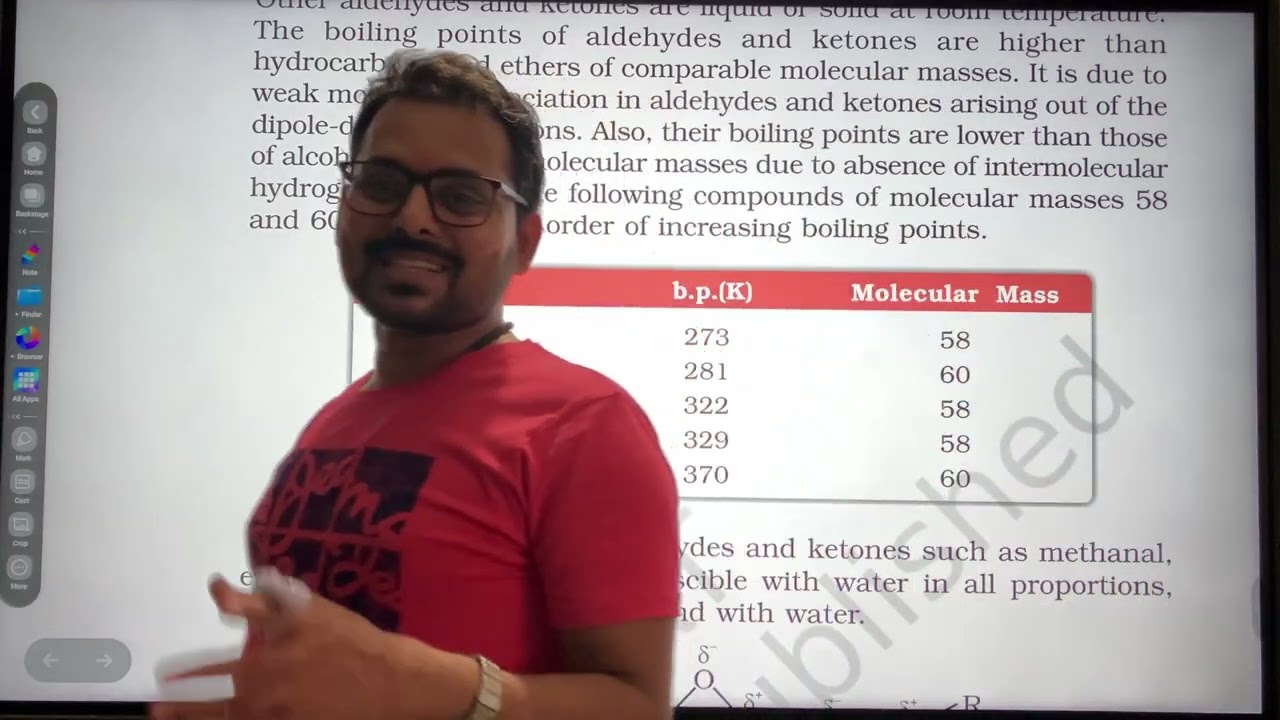 Physical Properties | Aldehyde Ketone Carboxylic Acid