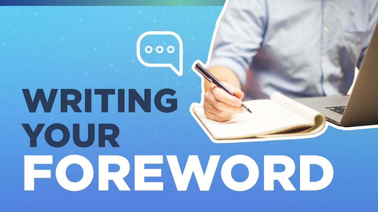 How To Write A Book Foreword