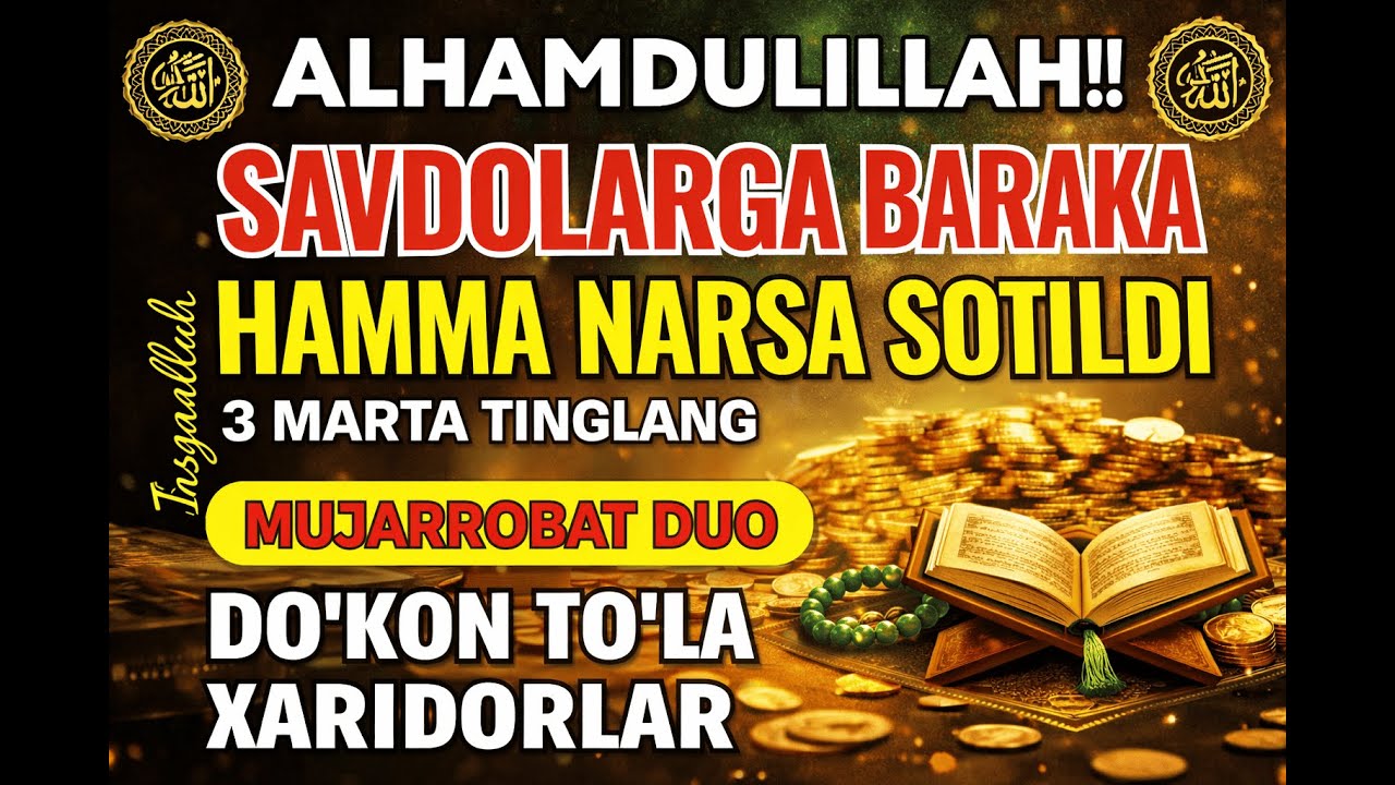 KUN FAYAKUN 🤲🤲 Atigi 1 Marta Tinglang | Savdo Ochiladi, Mijozlar O‘zlari Keladi