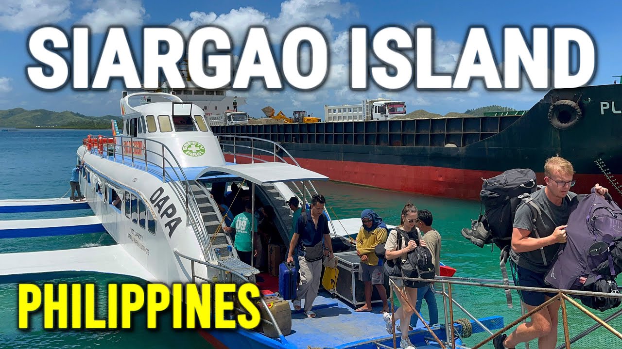 SIARGAO Philippines | The BEST ISLAND in the WORLD? Travel Guide & Ferry Ride - Cebu to Siargao