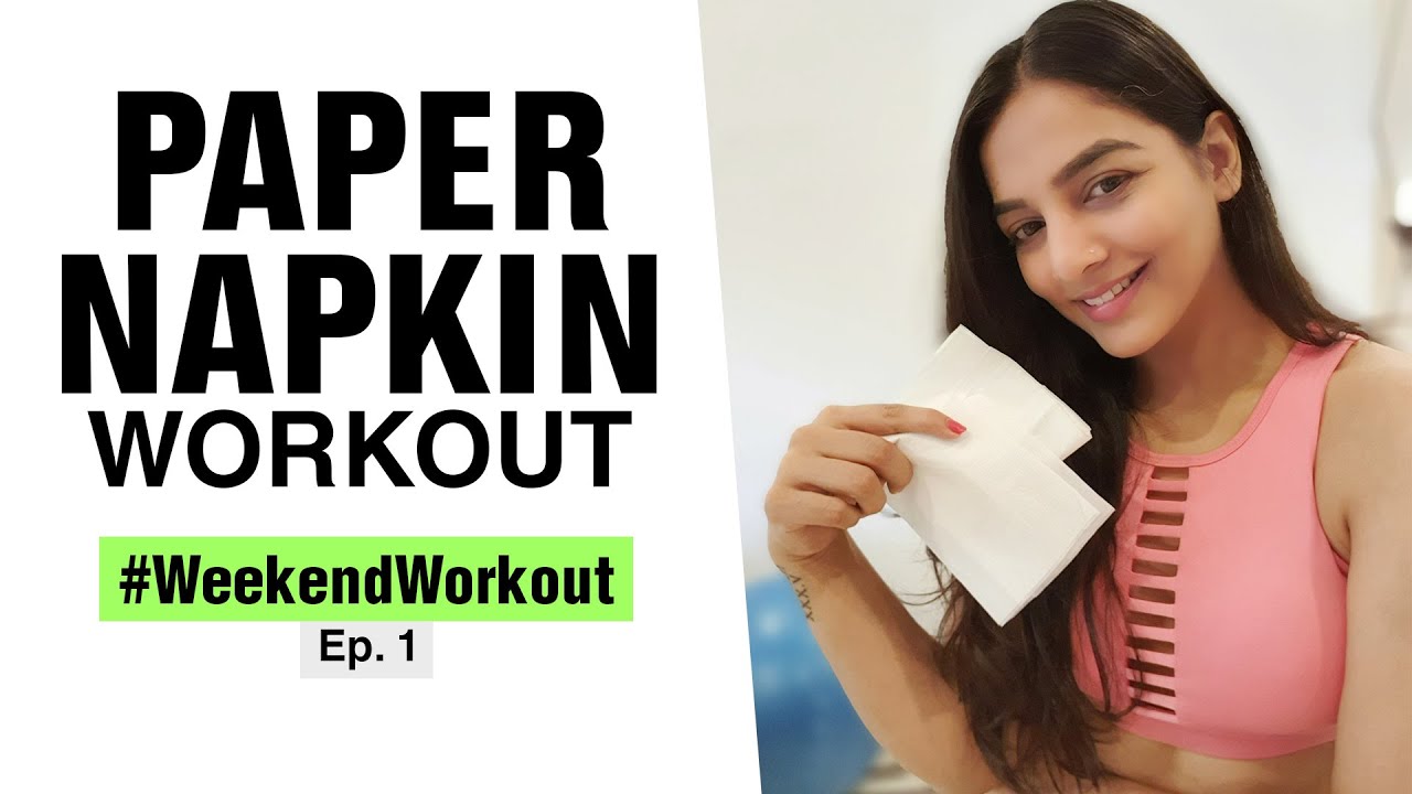 Paper Napkin Workout | Weekend Workouts with Chitwan | Fit Tak
