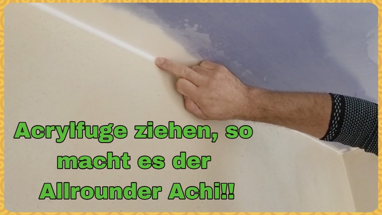 Applying acrylic joints is how the all-rounder Achi does it.