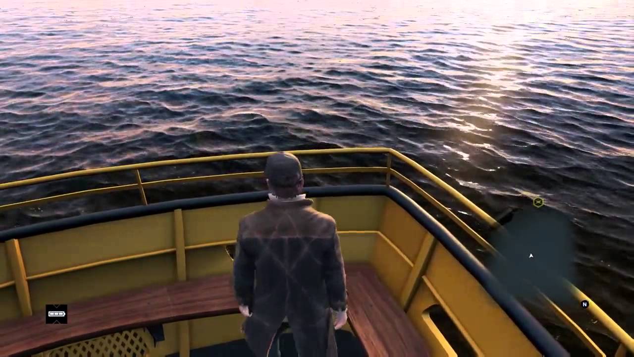 Watch Dogs Water Physics / Waves on PS4