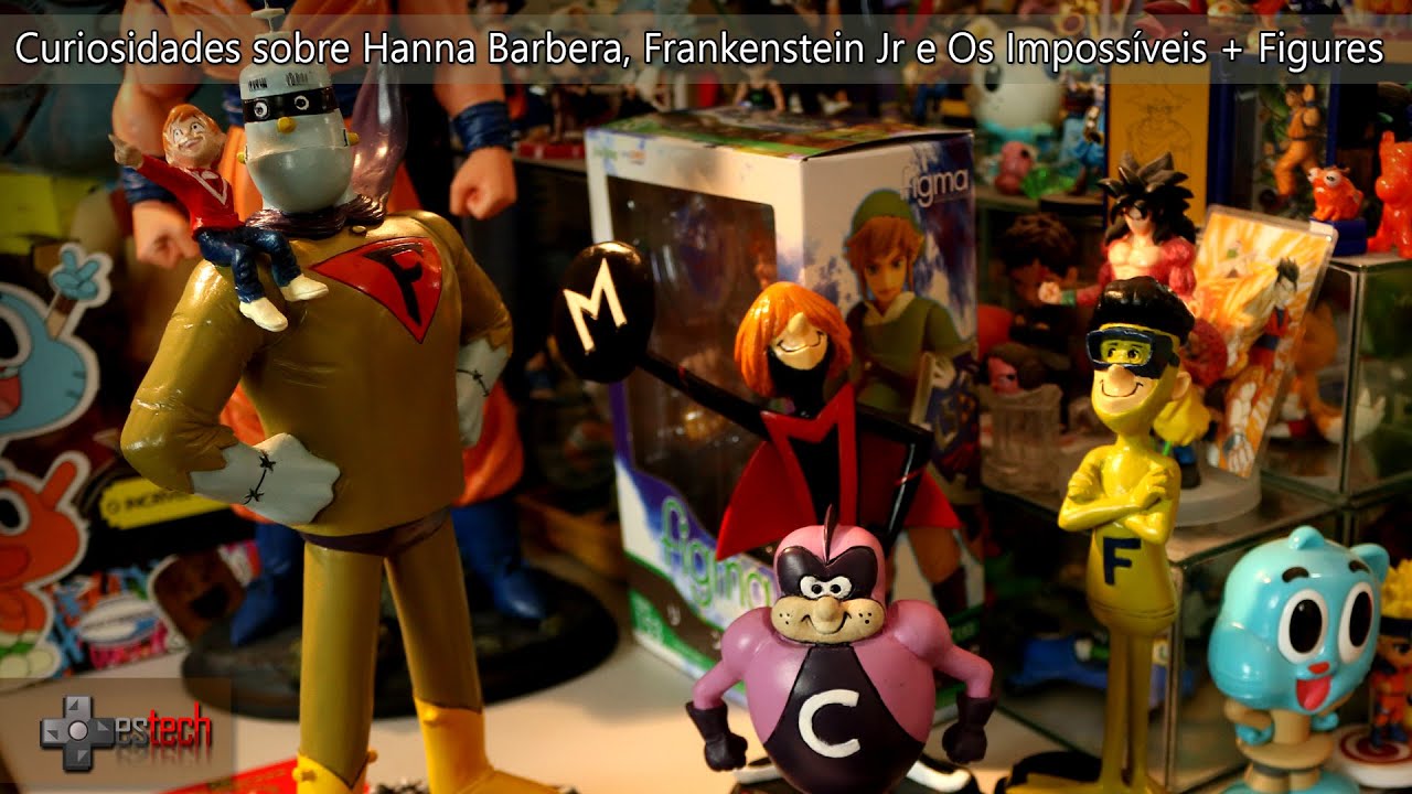 Curiosidades sobre Hanna Barbera, Frankenstein Jr e Os Impossíveis + Figures | SaluleMania