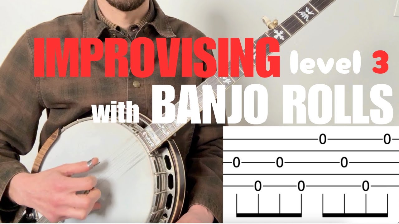 Pt 3/10: Improvising w/Bluegrass Banjo Rolls