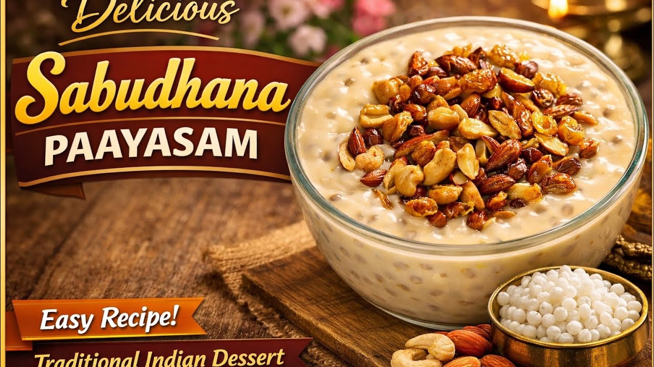 സാബുദാന പായസം/traditional indian dessert/sabhudhana paayasam/healthy/easy paayasam/10min recipe/