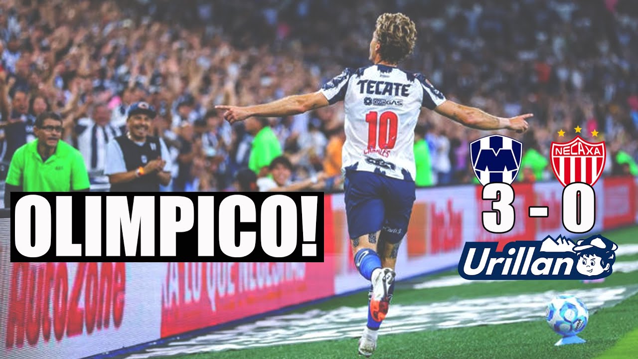 RAYADOS LIDER GENERAL. MONTERREY VENCE A NECAXA. Urillano