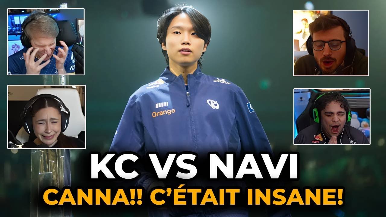 Les Streamers Réagissent à L'Outplay Incroyable de Canna | KC vs NAVI LEC 2025