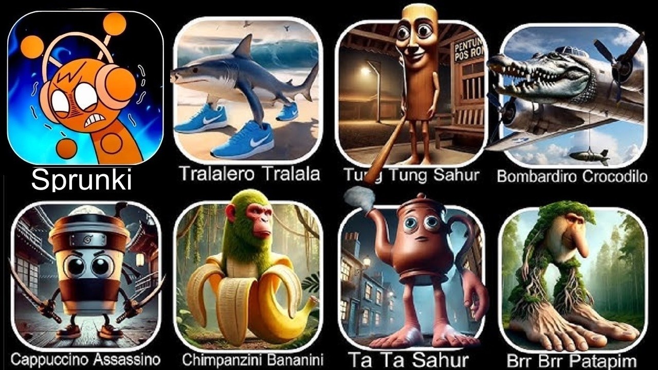 Italian Brainrot,Tung Tung Tung Sahur,Ta Ta Ta Sahur,Bombardiro Crocodilo,Tralalero Tralala