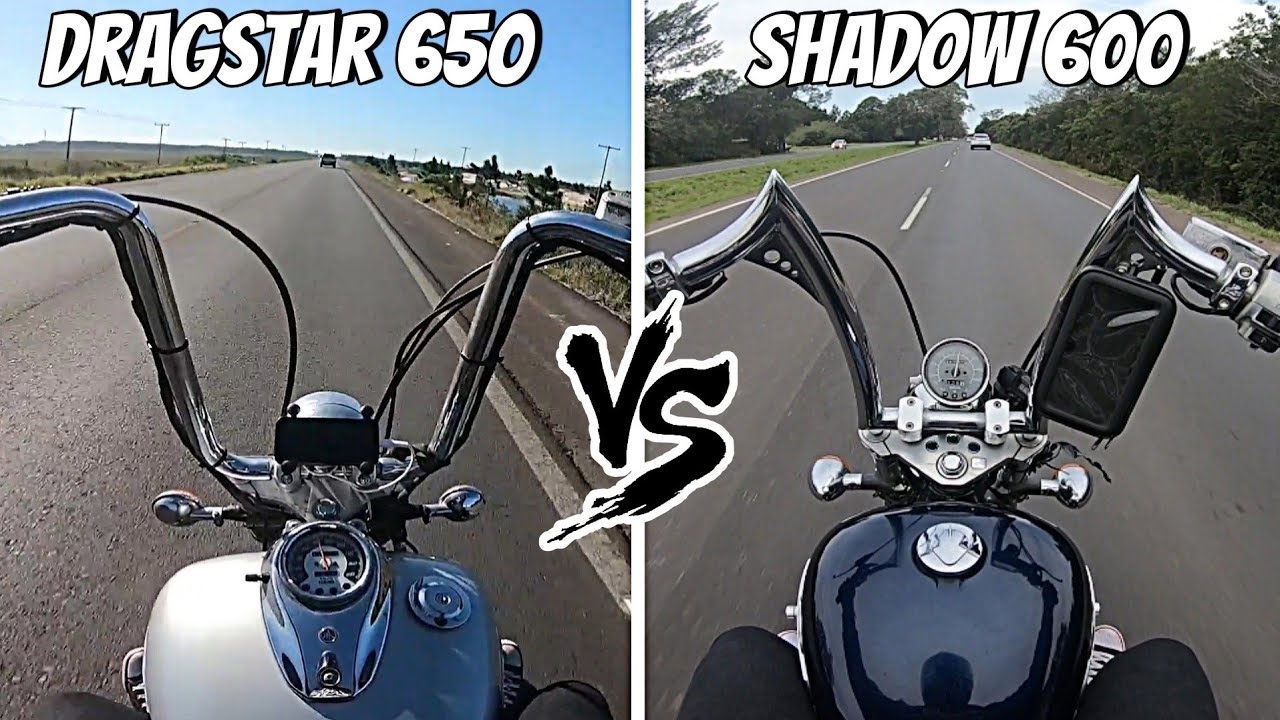 DRAGSTAR 650 x SHADOW 600 | Qual é  melhor??? Opinião Sincera