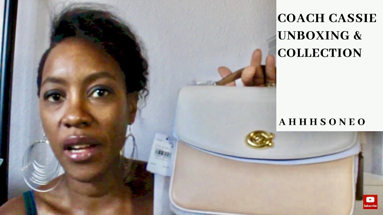 Coach Cassie Unboxing  - YouTube Made me Buy It// AhhhSoNeo