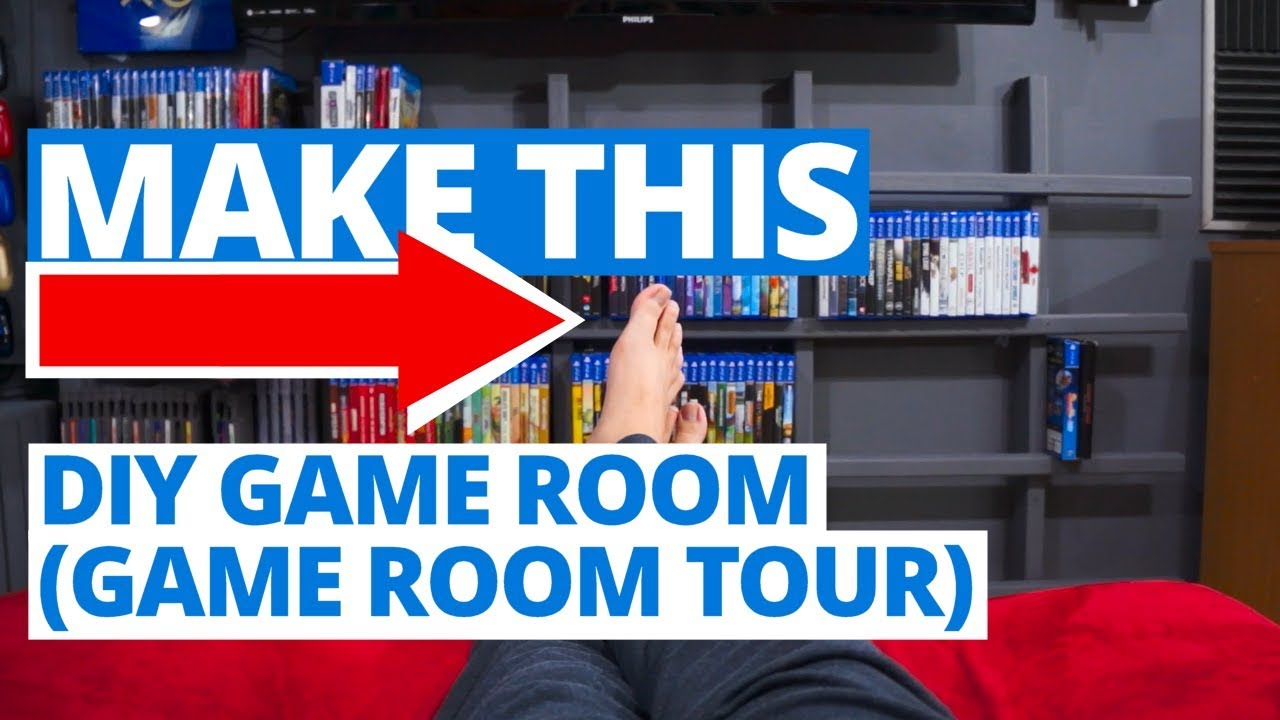 DIY Game Room Tour to Show Off My Cool Video Game Stuff