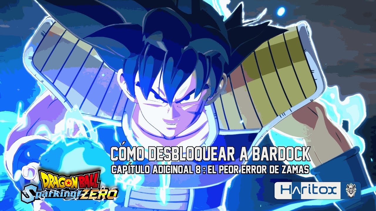 ZAMAS usa el cuerpo de BARDOCK en el futuro DB Sparking Zero Batalla Adicional 8.