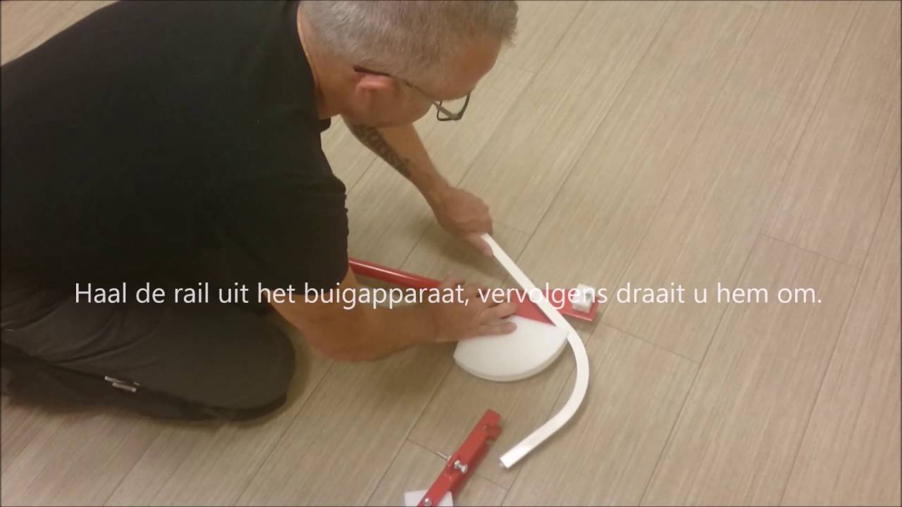 Buigen bochten met een DCS 1100 rail