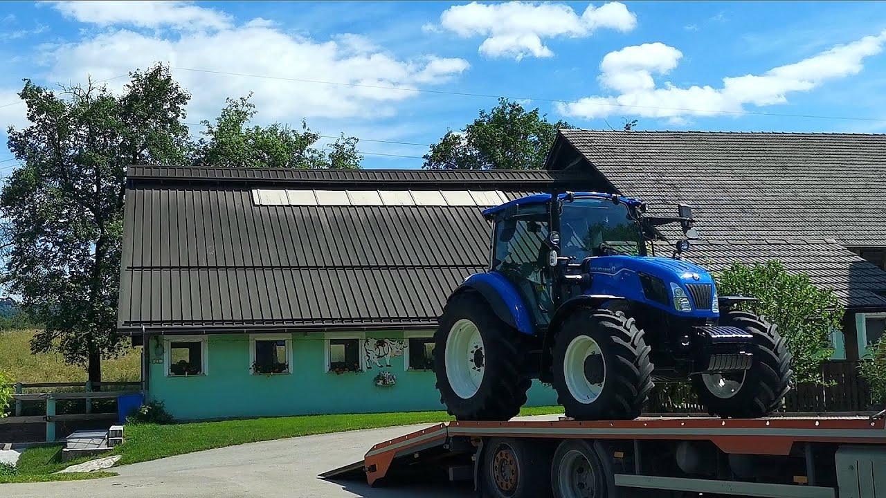 Hay Season & Test Tractor on the Farm