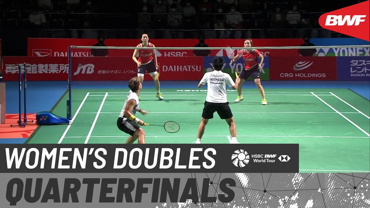 DAIHATSU YONEX Japan Open 2022 | Chen/Jia (CHN) [1] vs. Rahayu/Ramadhanti (INA) [8] | QF