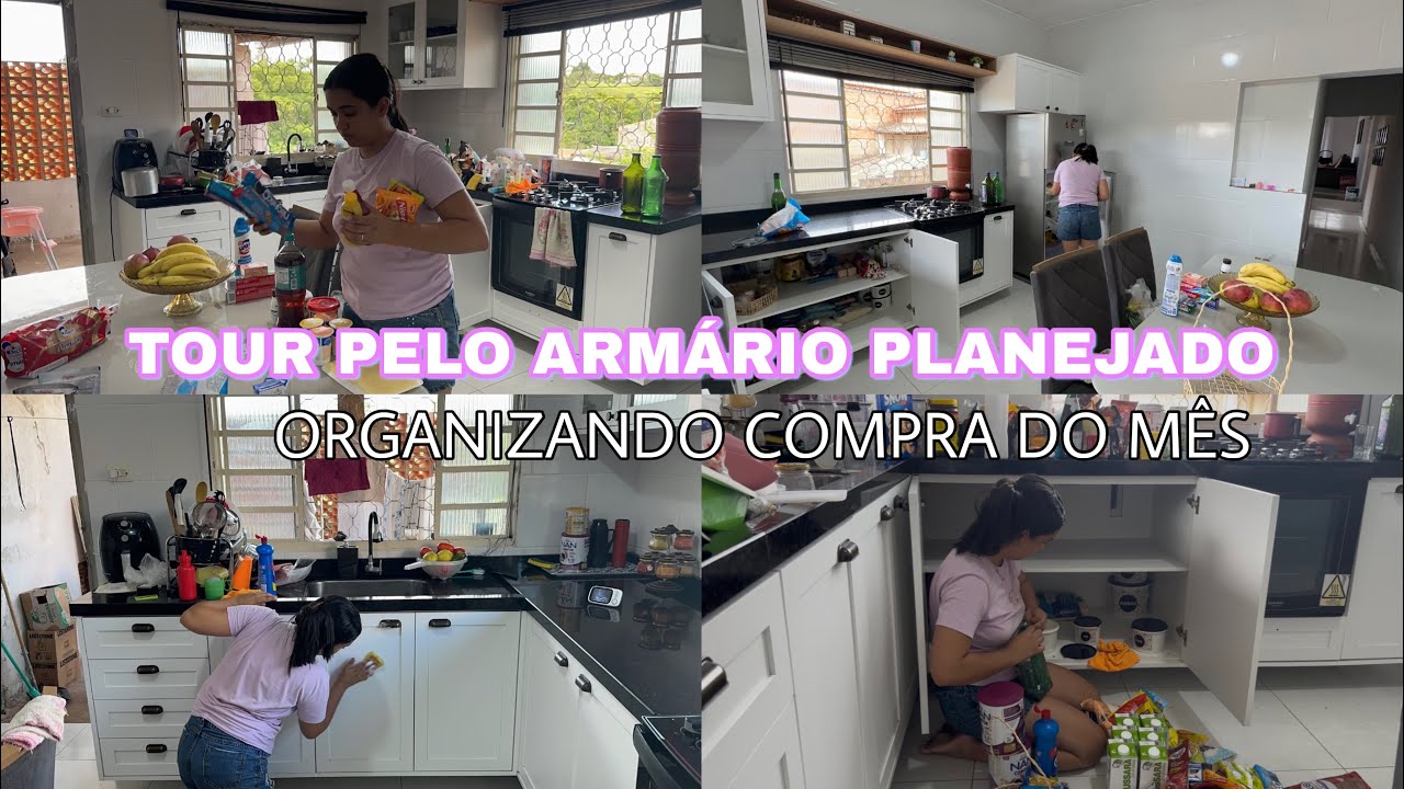 FAXINA ARMÁRIO | ORGANIZANDO COMPRA DO MÊS 🏠💕
