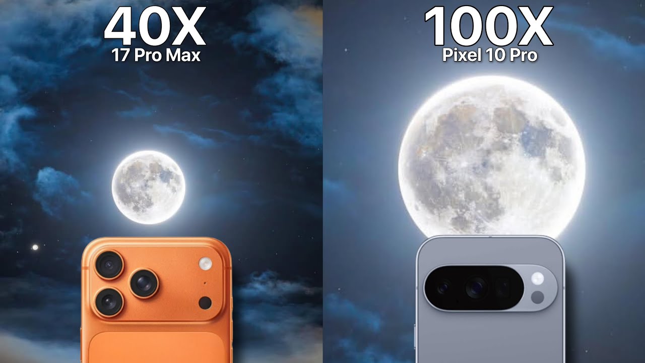 iPhone 17 Pro Max Vs Google Pixel 10 Pro| Live Zoom Test 