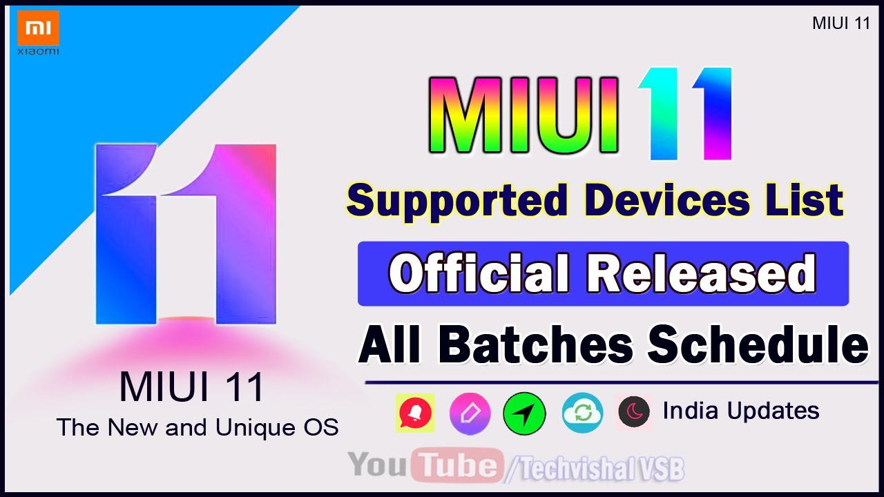 MIUI 11 - Update Official Released | MIUI 11 Supported Devices List All 3 Batches | MIUI 11 Features