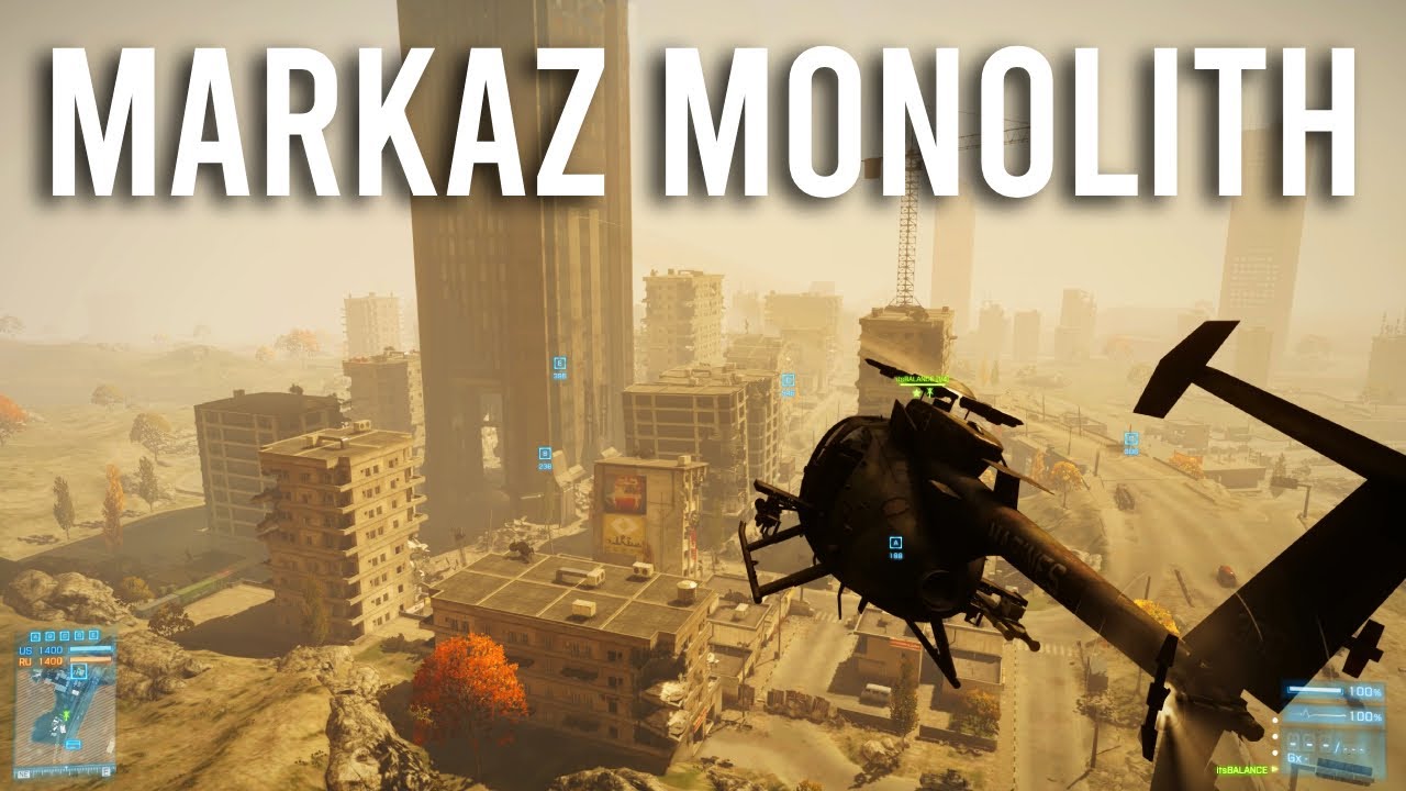 Забытые карты поля боя - Монолит Марказ в BF3