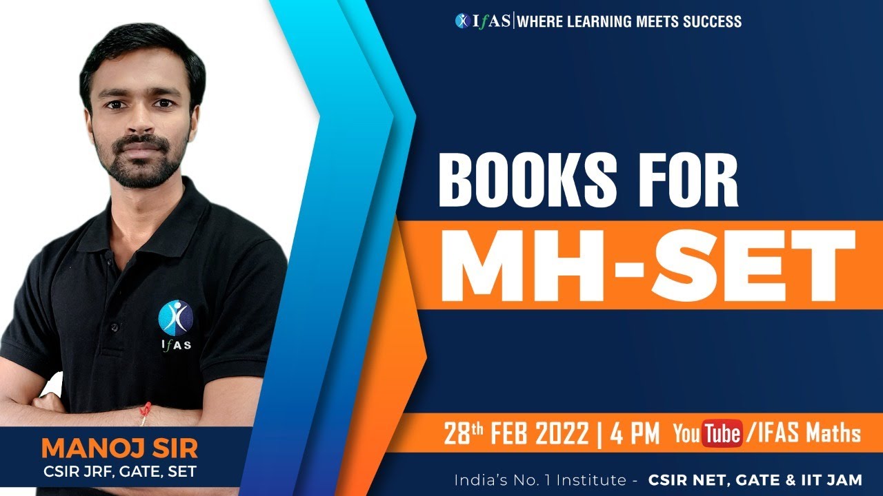 Best MH SET Mathematical Science Books | IFAS
