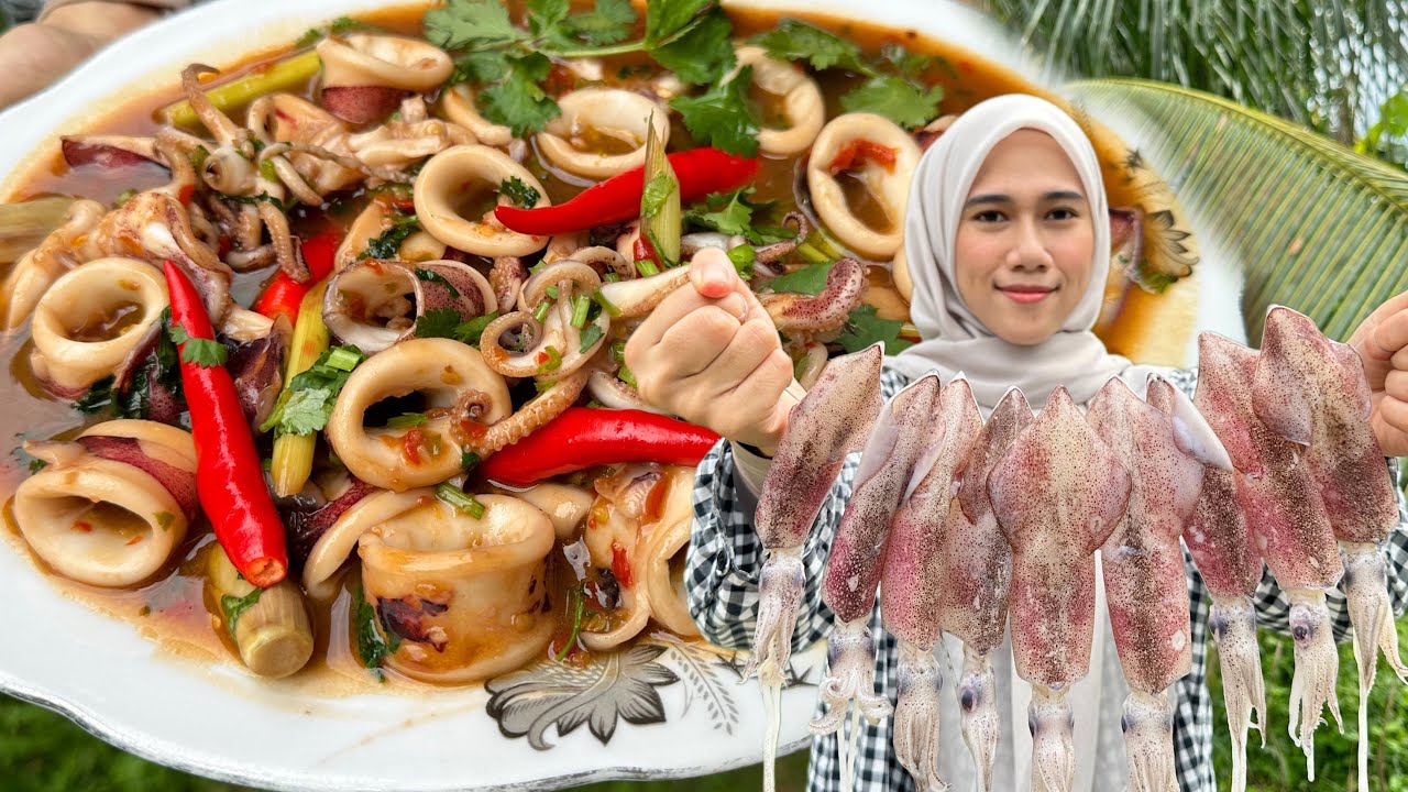 SOTONG TIRAM THAI SPECIAL | Pedas Masam Cukup Terangkat  🔥!!