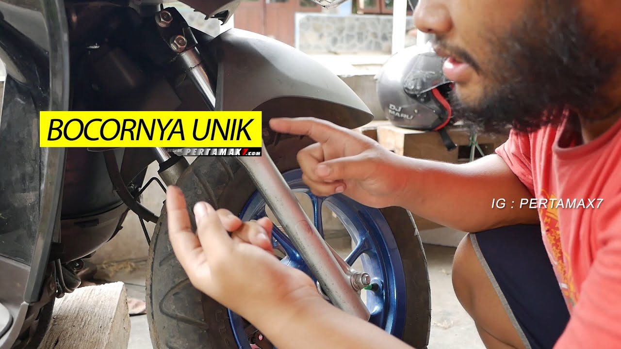 CARA Ganti Oli Shock Depan Honda Scoopy 110 Skok O-ring Bocor Rembes Dari Atas #honda #scoopy #oring