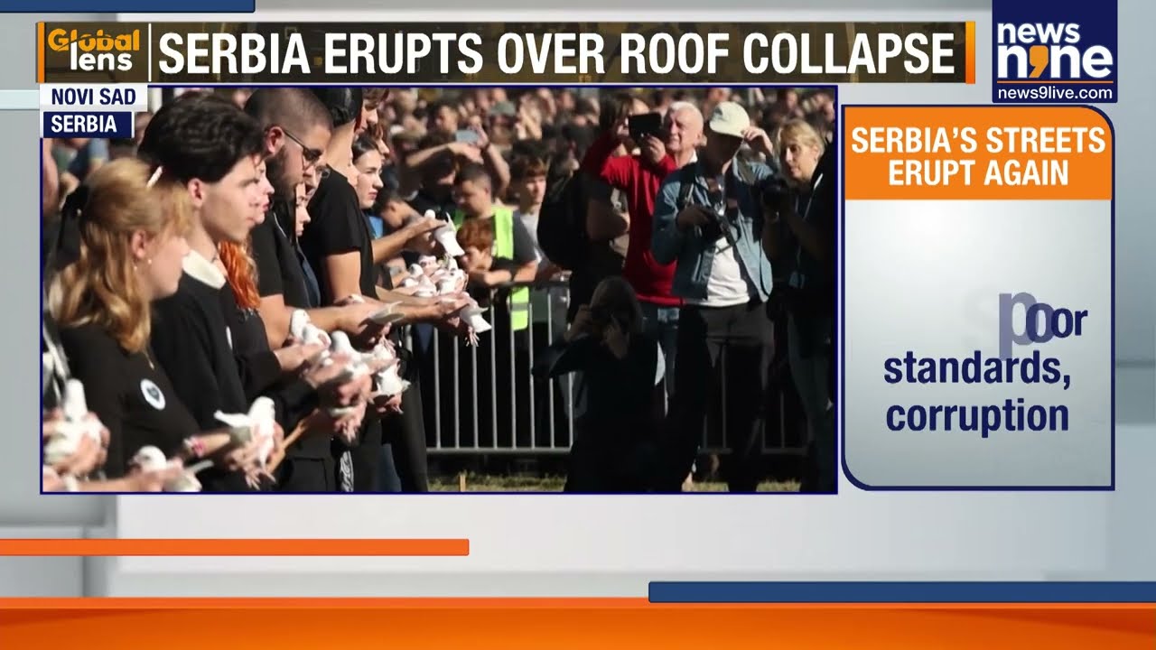 Serbia Erupts In Protest One Year After Deadly Railway Station Collapse | News9