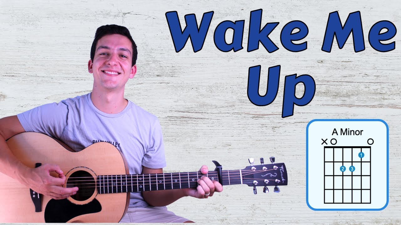 How to Play Wake Me Up by Avicii on Guitar - Guitar Lesson with Chords!