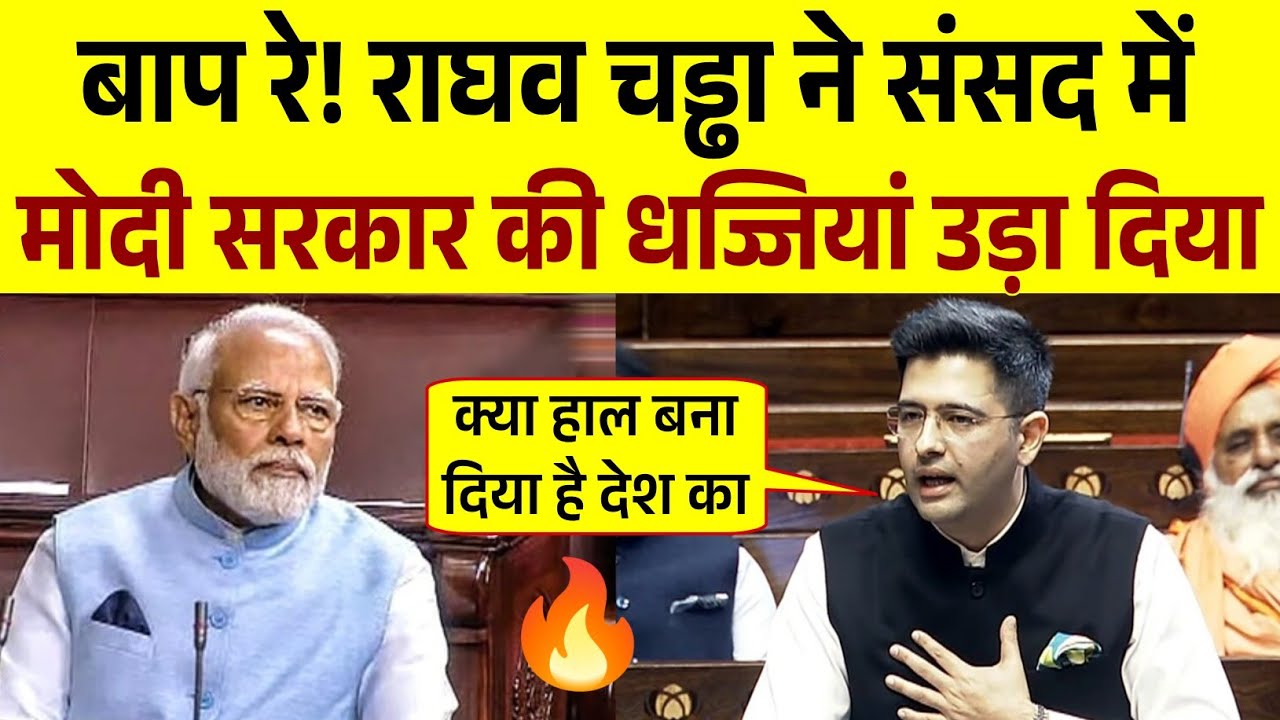 Raghav Chaddha ने Banking System पर मोदी सरकार की धज्जियां उड़ा दिया | Parliament Speech