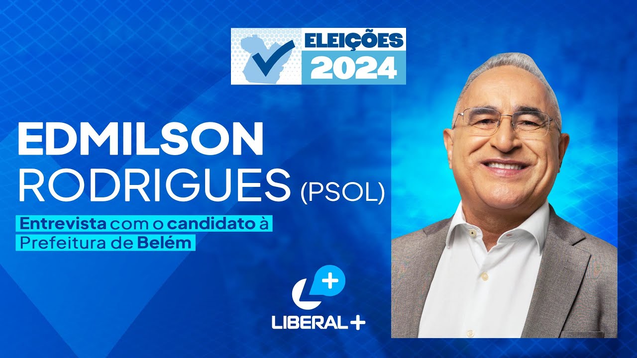 Liberal+ Notícias entrevista Edmilson Rodrigues (PSOL), candidato à Prefeitura de Belém