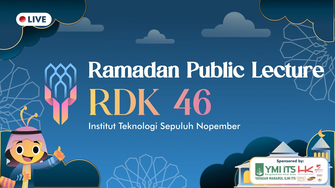 [LIVE] Ramadhan Public Lecture #5 | Dr. H. Fahruddin Faiz, M.Ag. | Kamis, 13 Maret 2025 | RDK 46 ITS