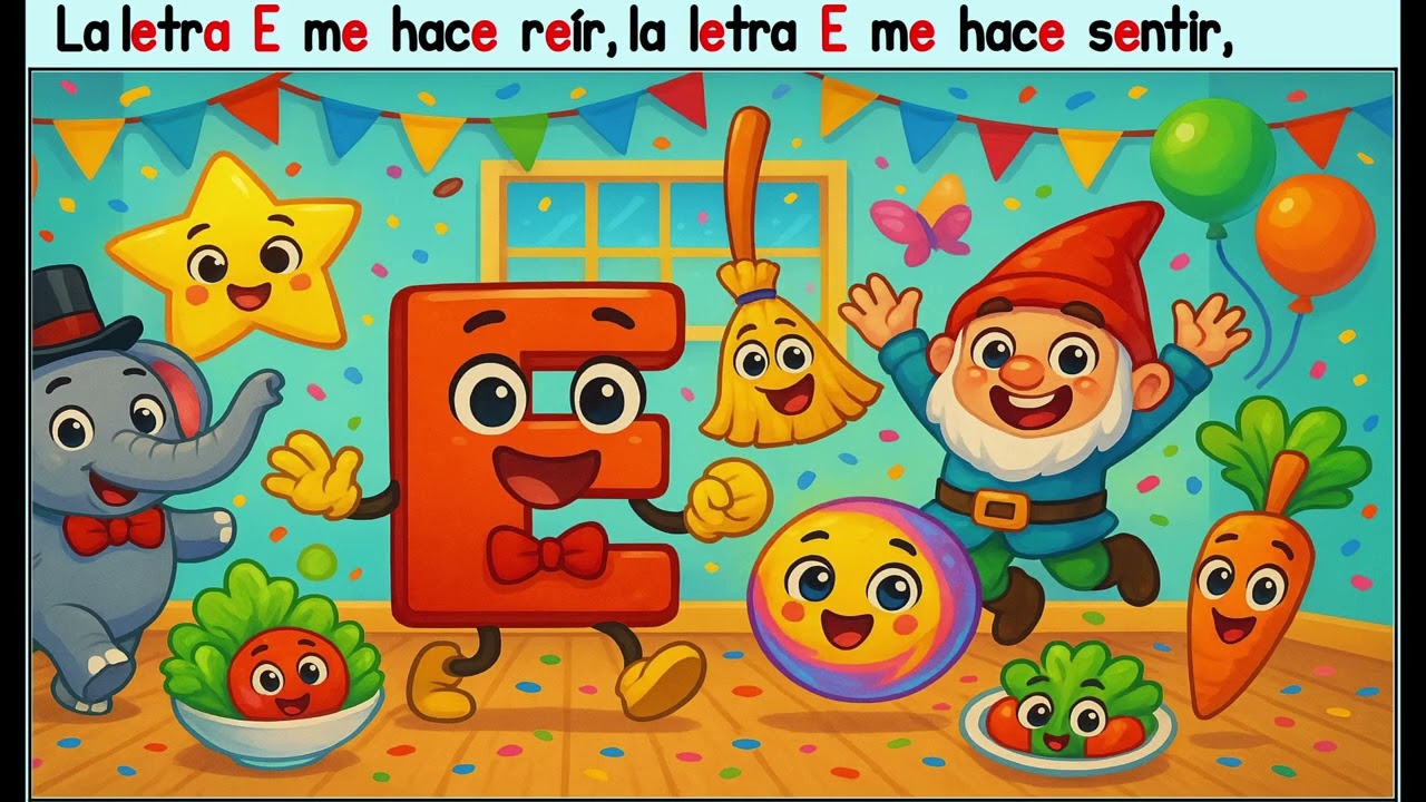 1  E e e, Que divertida es la E