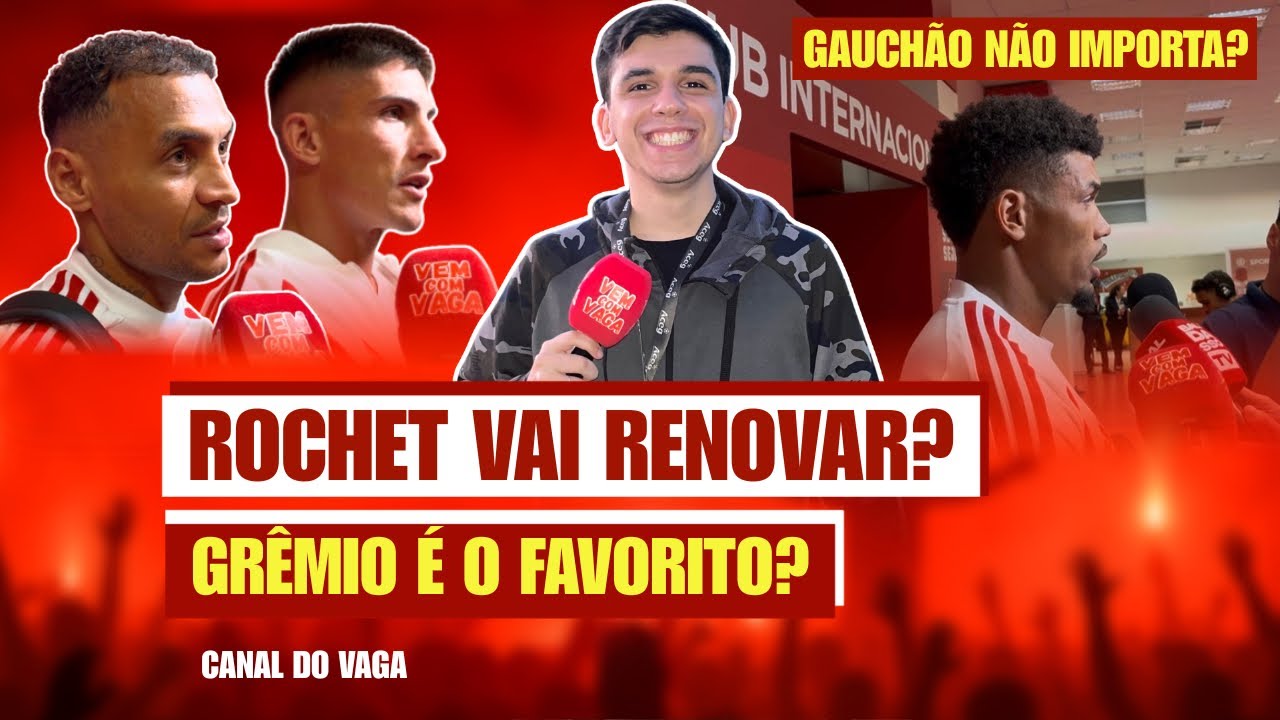GRÊMIO É FAVORITO? | OLHA O QUE OS JOGADORES DISSERAM! | GAUCHÃO NÃO IMPORTA? | ROCHET RENOVA?? 