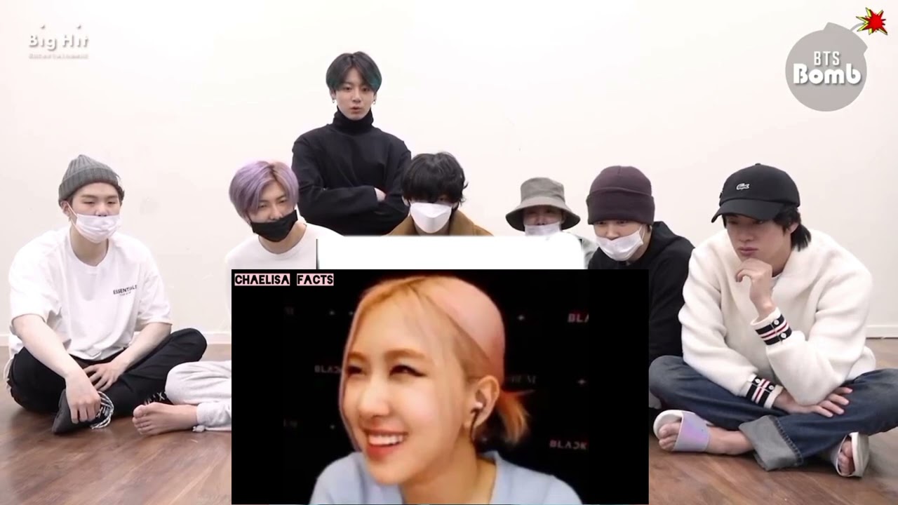 bts reaction chaelisa