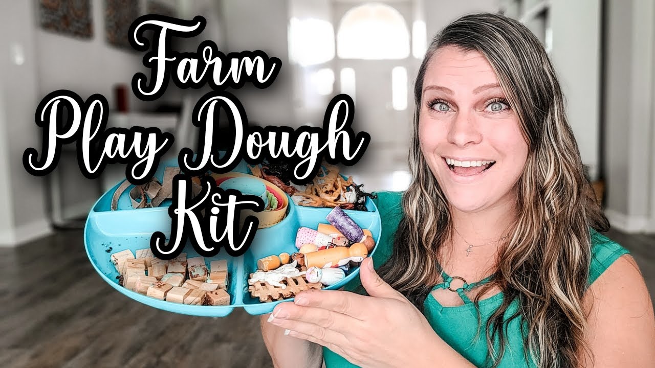 DIY FARM PLAY DOUGH KIT | HANDS ON LEARNING | SENSORY PLAY