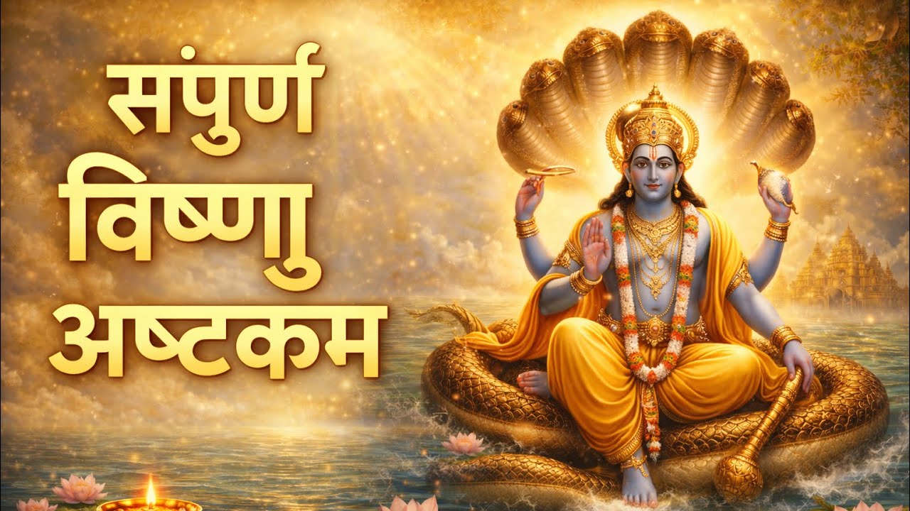 संपूर्ण विष्णु अष्टकम् | हर संकट से रक्षा करने वाला स्तोत्र | Vishnu Ashtakam