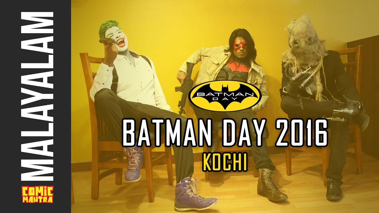India's first Batman Day celebration Throwback 2016 | Kerala Comics Brotherhood | Ft.@ArtistSachinofficial